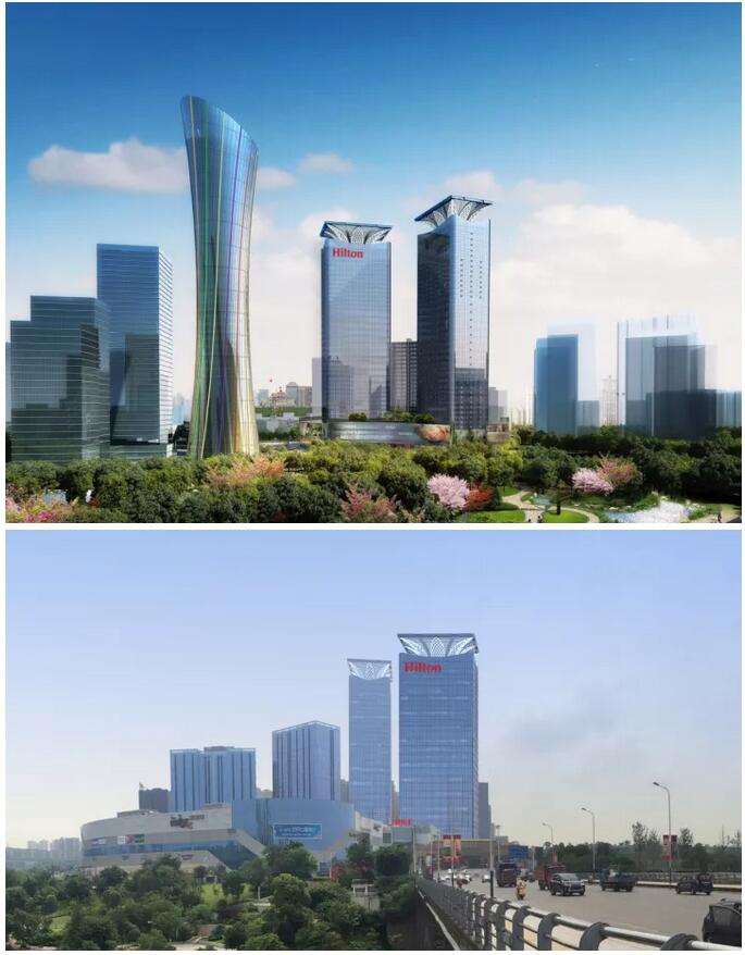 Hello，，，，Hilton！希尔顿旅馆入驻泸州金融商业中心【尊龙集团世纪城】